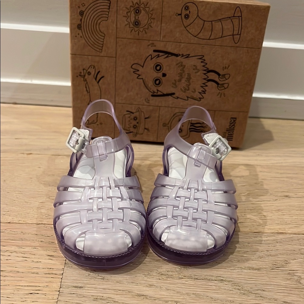 Mini Melissa clear “posession”  Jelly Sandals toddler size 9 new in box